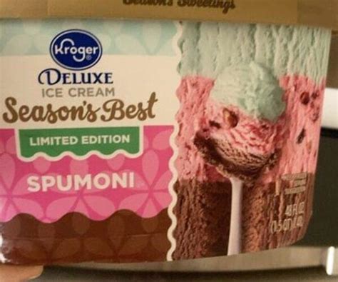 Spumoni Ice Cream - calories, carbs, nutrition