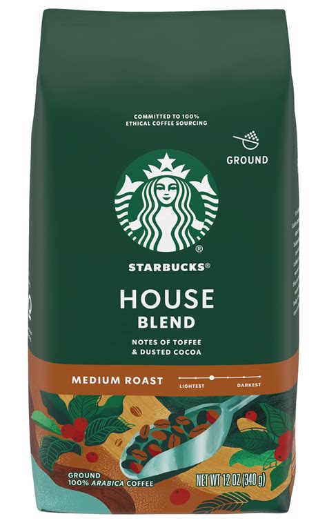 Starbucks House Blend, or Breakfast Blend, Decaf, 12 oz - calories, carbs, nutrition