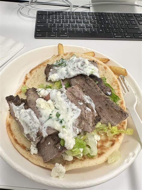 Steak and Cheese Gyro - calories, carbs, nutrition