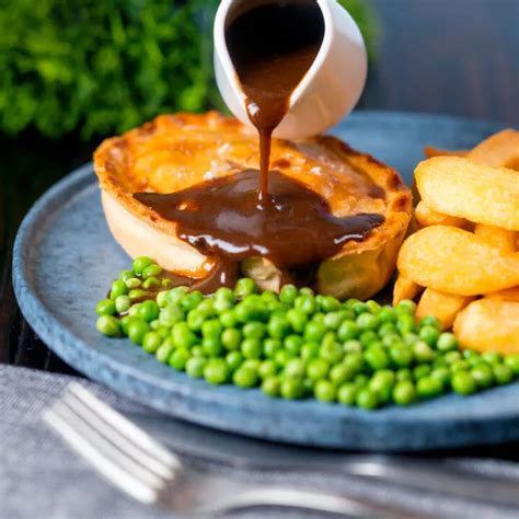 Steak and Stilton Pasty with Chips - calories, carbs, nutrition
