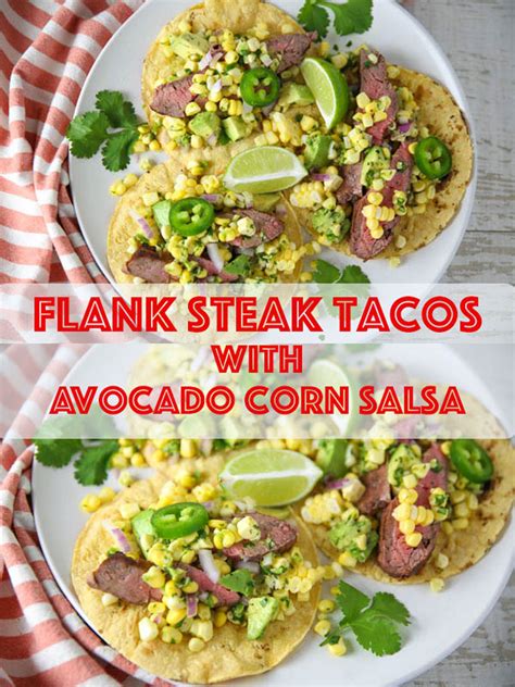 Steak Taco with Avocado Corn Salsa - calories, carbs, nutrition