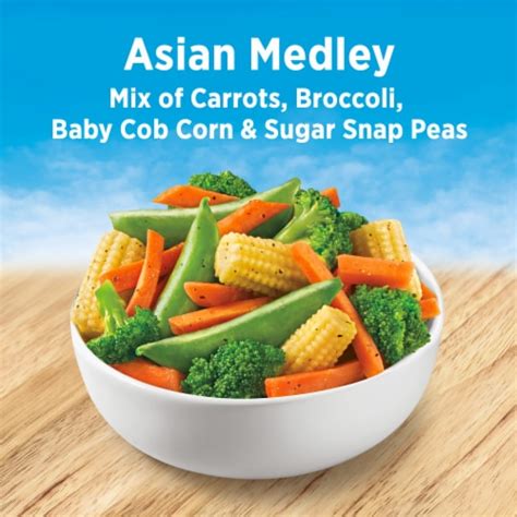 Steam Fresh Asian Medley - calories, carbs, nutrition