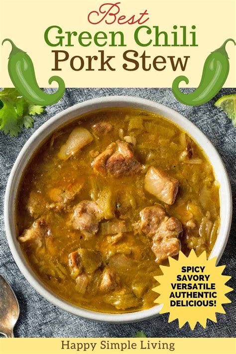 Stew Pork Loin Simple Green Chile 8 oz Spoodle - calories, carbs, nutrition