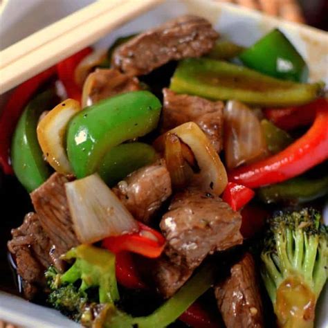 Stir Fried Beef and Peppers - calories, carbs, nutrition