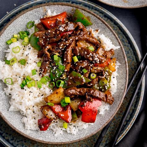 Stir Fried Beef in Black Bean Sauce - calories, carbs, nutrition