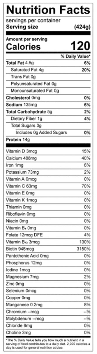 Strawberry Cooler - calories, carbs, nutrition