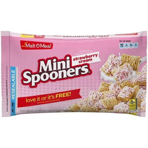 Strawberry Cream Mini Spooners - calories, carbs, nutrition