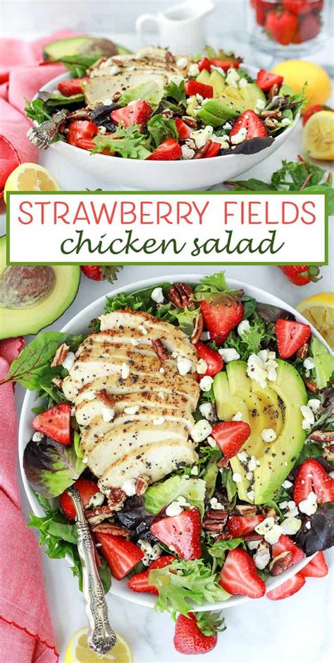 Strawberry Fields Salad with Chicken- STG - calories, carbs, nutrition