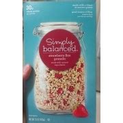 Strawberry Flax Granola - calories, carbs, nutrition