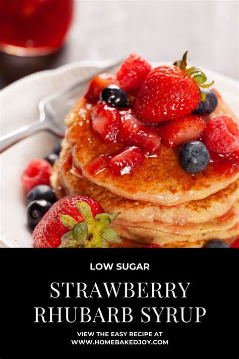 Strawberry Rhubarb Whole Wheat Pancakes - calories, carbs, nutrition