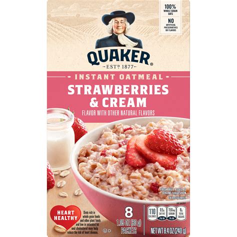 Strawberry Shortcake Oatmeal - calories, carbs, nutrition