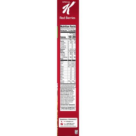 Strawberry Special K Parfait - calories, carbs, nutrition