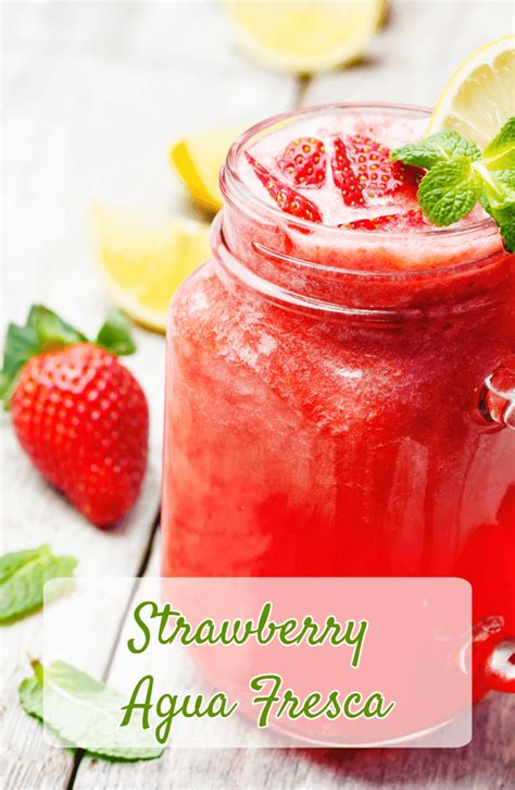 Strawberry & Vanilla Aqua Fresca - calories, carbs, nutrition