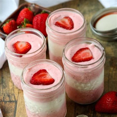 Strawberry & Vanilla Mousse - calories, carbs, nutrition