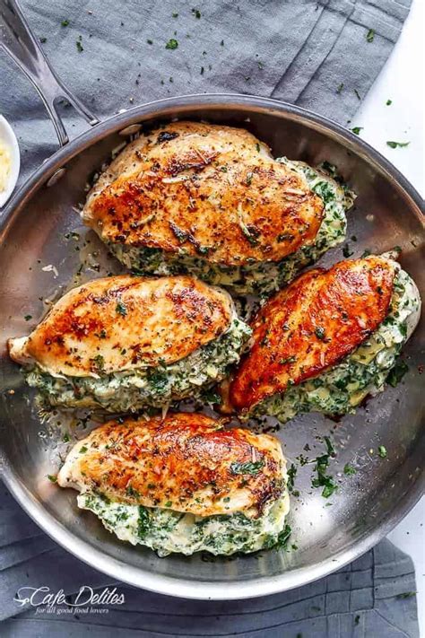 Stuffed Chicken Breast Artichoke, Spinach & Parmes4an Cheese - calories, carbs, nutrition