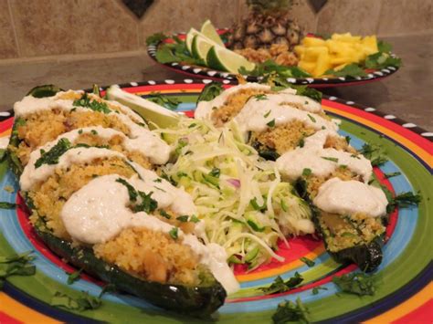 Stuffed Poblano Slaw Pineapple (78937.83) - calories, carbs, nutrition