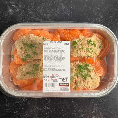 Stuffed Salmon - calories, carbs, nutrition