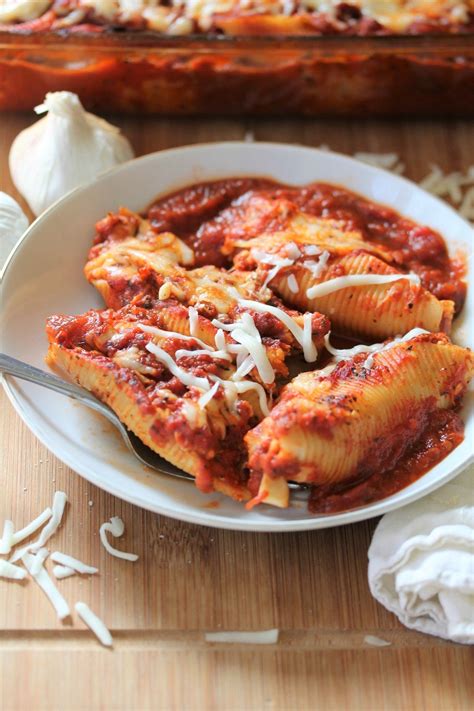 Stuffed Shells with House Marinara - calories, carbs, nutrition