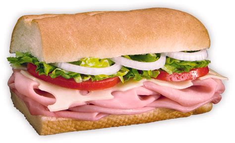 SubC Sub Ham & Swiss 12" - calories, carbs, nutrition