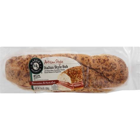 SubC Sub Roll Parmesan Herb 12" - calories, carbs, nutrition