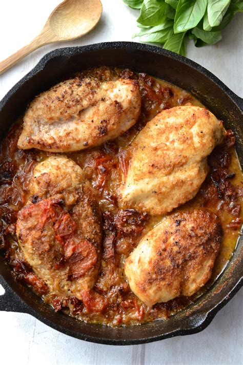 Sun-Dried Tomato Basil Chicken - calories, carbs, nutrition