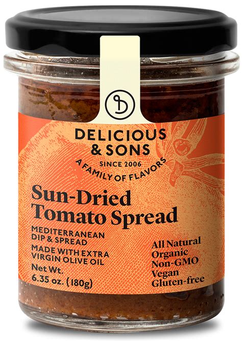 Sun-Dried Tomato Spread - calories, carbs, nutrition