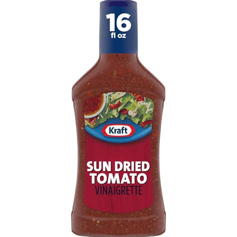 Sun-Dried Tomato Vinaigrette Dressing - calories, carbs, nutrition