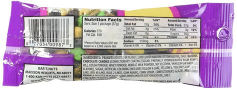 Sweet and Salty Mix, Kar's - calories, carbs, nutrition