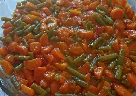 Sweet and Sour Green Bean Salad - calories, carbs, nutrition