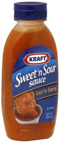 Sweet and Sour Sauce, Kraft - calories, carbs, nutrition