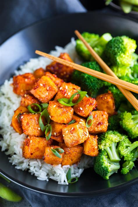 Sweet and Spicy Tofu - calories, carbs, nutrition