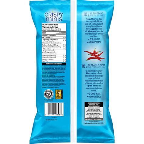 Sweet Chili Crispy Minis - calories, carbs, nutrition