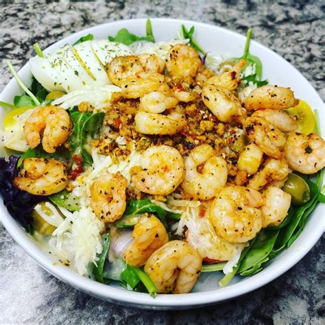 Sweet Chilli Shrimp Salad - calories, carbs, nutrition