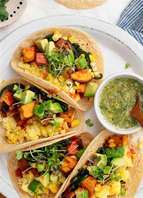 Sweet Potato and Poblano Street Taco - calories, carbs, nutrition