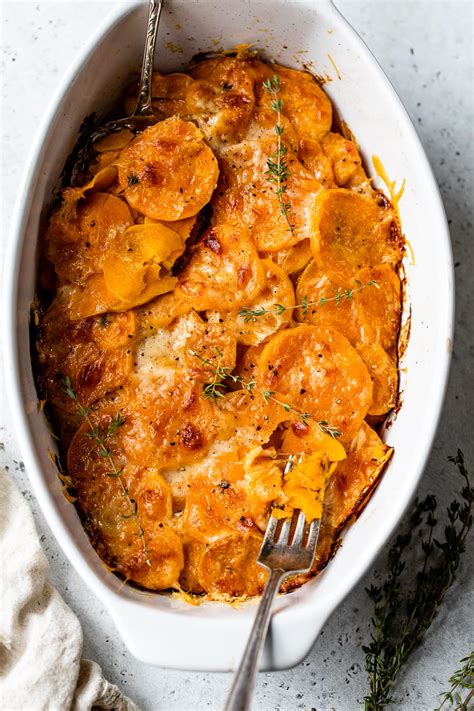 Sweet Potato Gratin - calories, carbs, nutrition