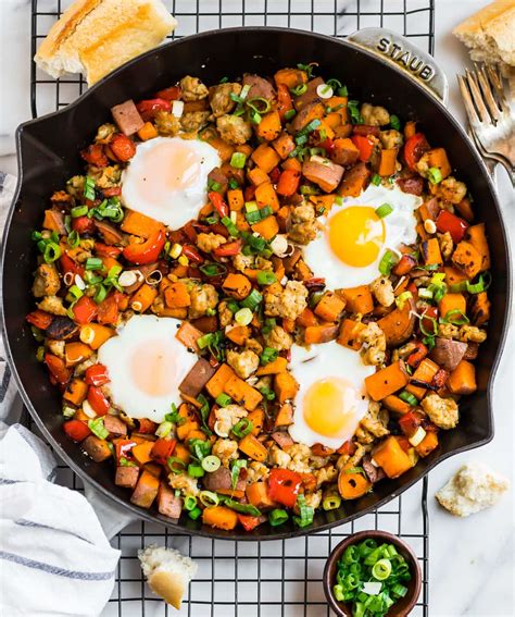 Sweet Potato Hash with Sausage - calories, carbs, nutrition