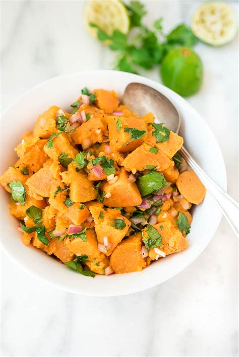 Sweet Potato Salad with Cilantro - calories, carbs, nutrition