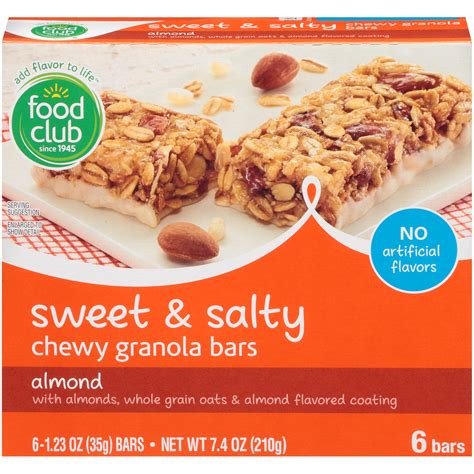 Sweet &salty Chewy Granola Bar - calories, carbs, nutrition