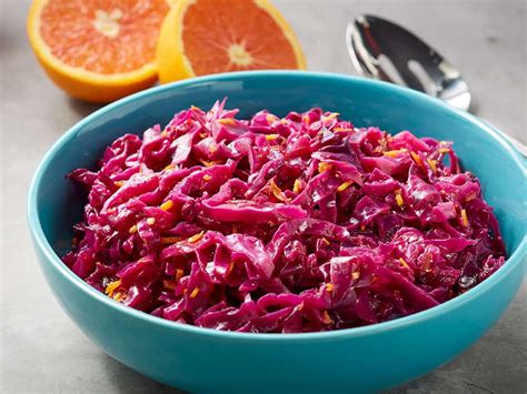 Sweet & Sour Red Cabbage - calories, carbs, nutrition
