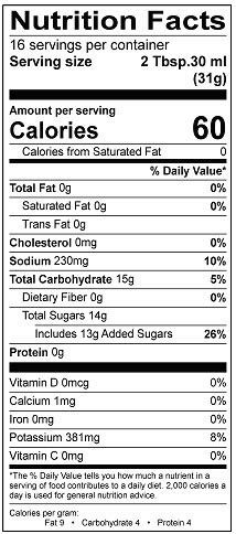 Sweet Vinegar & Olive Oil - calories, carbs, nutrition