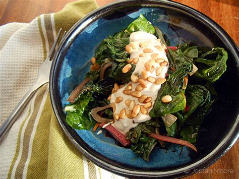 Swiss Chard with Tahini - calories, carbs, nutrition