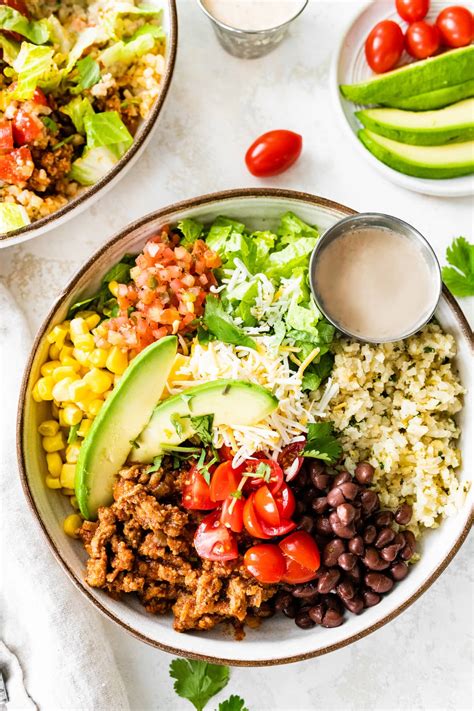 Taco Bowl - calories, carbs, nutrition