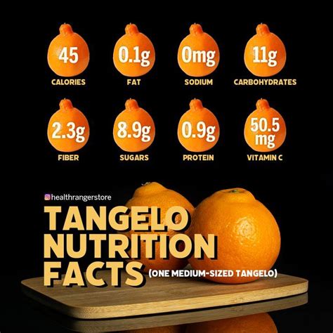 Tangelo - calories, carbs, nutrition