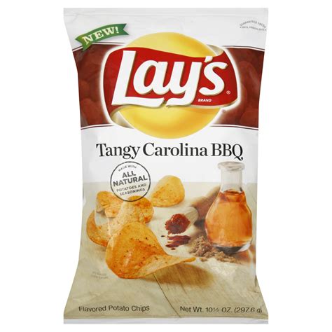 Tangy Carolina Bbq Chips - calories, carbs, nutrition