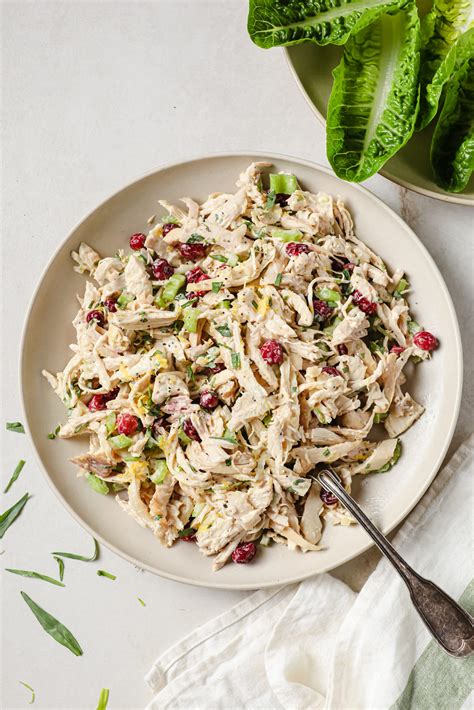Tarragon Chicken Salad on Multi-Grain Bread with Broccoli Salad - calories, carbs, nutrition