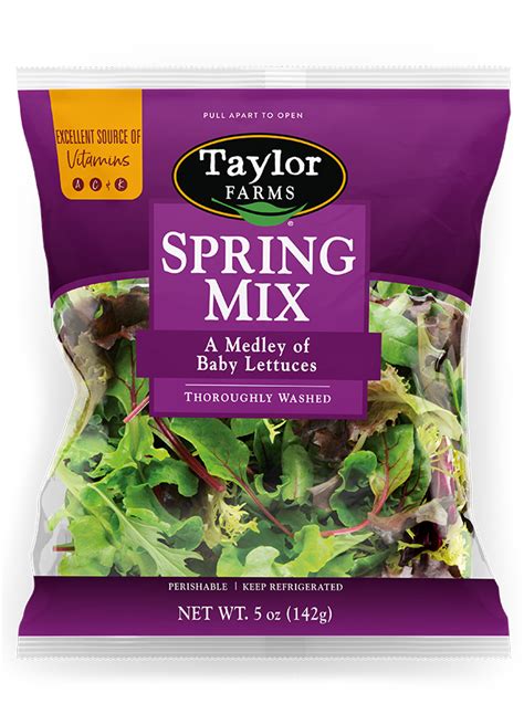 Taylor Spring Mix - calories, carbs, nutrition