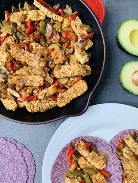 Tempeh Fajitas - calories, carbs, nutrition