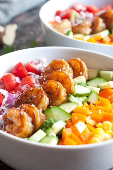 Teriyaki Ginger Shrimp - calories, carbs, nutrition