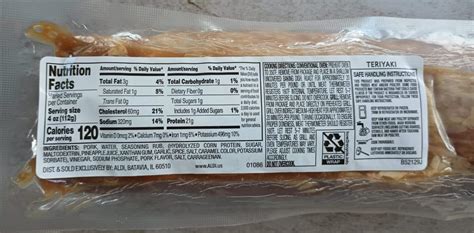 Teriyaki Pork Tenderloin - calories, carbs, nutrition