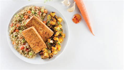 Teriyaki Tofu, Quinoa & Pineapple - calories, carbs, nutrition